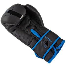 Боксерські рукавички PowerPlay 3024 Ultra Mat Чорний/Темно-синій 16 ун (PP_3024_16oz_Bl/Navy), Вага: 16 унцій, Колір: Чорний/Синій, зображення 5