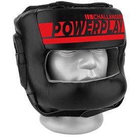 Боксерський шлем PowerPlay 3067 Challanger с бампером PU + Amara Красный M (PP_3067_M_Red)