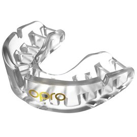 Капа для бокса OPRO Gold (возраст до 10) Clear (art.102505007), изображение 2