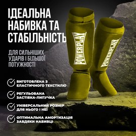 Защита голени и стопы PowerPlay 3054 Classic Shin Оливковый M (PP_3054_M_Olive), изображение 6