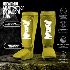 Защита голени и стопы PowerPlay 3054 Classic Shin Оливковый S (PP_3054_S_Olive), изображение 4