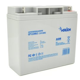 Акумуляторна батарея Merlion AGM 12V 20Ah Grey (GP12200L5)