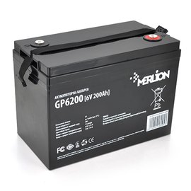 Акумуляторна батарея Merlion AGM 6V 200Ah Black (GP6200)