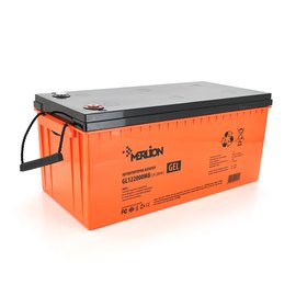 Акумуляторна батарея Merlion GEL 12V 200Ah Black/Orange (GL122000M8)