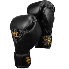 Боксерские перчатки Green Hill Power Padded 16 унц черный BGPP-2021-007, Вес: 16 унций, Цвет: Чёрный