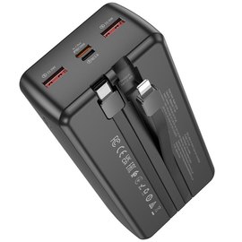 Повербанк Borofone BJ57B Graceful 22.5W+PD20W with cable 30000 mAh Black (6941991116469), зображення 2