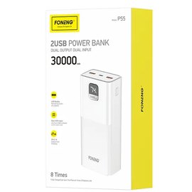 Повербанк Foneng P55 30000 mAh White (2880000460732), Колір: Білий, зображення 4