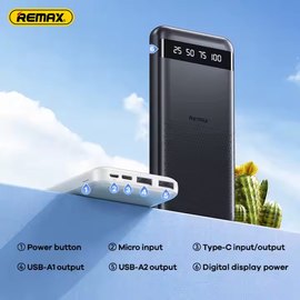 Повербанк Remax RPP-10 Hintom 10000 mAh 2.4A Black, изображение 5