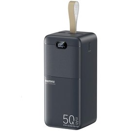 Повербанк Remax RPP-117 Piloteer Series 50000 mAh PD27W+QC22.5W Grey