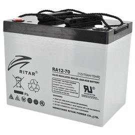Акумуляторна батарея Ritar AGM 12V 70Ah Grey (RA12-70)