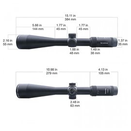 Оптический прицел Vector Optics Forester 3-15x50 (30 мм) SFP illum.VFD-2 (SCOM-16), изображение 6
