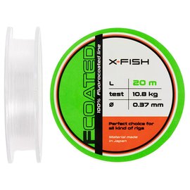 Флюорокарбон X-Fish FCoated 20m 0.37mm 10.8kg (1917.01.50), Диаметр, мм: 0.37 мм, Размотка, м : 20 м