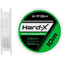 Флюорокарбон X-Fish Hard-X 10m (clear) 0.80mm 25.50kg (1917.03.79), Диаметр, мм: 0.8 мм, Размотка, м : 10 м
