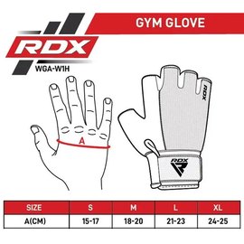 Перчатки для зала RDX W1 Half Army Green Plus XL (WGA-W1HA-XL+), Размер: XL, Цвет: Чёрный/Зелёный, изображение 6
