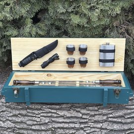 Подарочный набор шампуров Mzavod Милитари бирюзовый (PN-Militari-BRZ), Цвет: Бирюзовый, изображение 2