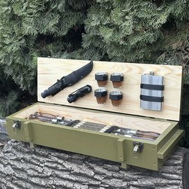 Подарочный набор шампуров Mzavod Милитари оливковый (PN-Militari-OLV), Цвет: Оливковый, изображение 3