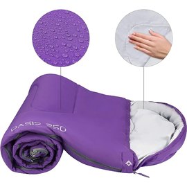 Спальный мешок KingCamp Oasis 250 Comf +12&deg;C / Lim +7&deg;C / Extr -3&deg;C Purple (KS3121_PURPLE_L_01), изображение 3