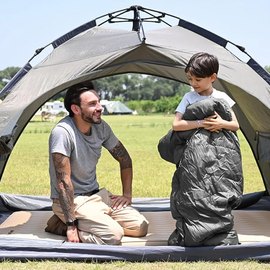 Спальный мешок KingCamp Oasis 250S Comf +12&deg;C / Lim +7&deg;C / Extr -3&deg;C Medium grey (KS3221_MEDIUMGREY_L), Цвет : Серый, изображение 3