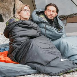 Спальный мешок KingCamp Sevan 250 Comf +12&deg;C / Lim +7&deg;C / Extr -3&deg;C Grey (KS2422_GREY_L), изображение 4