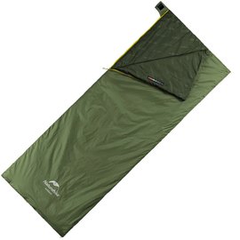 Спальный мешок Naturehike LW180 Mini NH21MSD04 левый темно-зеленый (6975641884347)