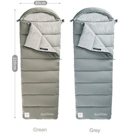 Спальный мешок Naturehike M300 CNK2350WS023 левый серый (6927595775974), изображение 2