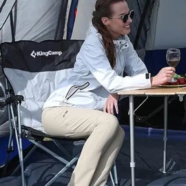 Стул раскладной KingCamp Comfort Black/Medium grey (KC1914_BLACK/MEDIUMGREY), изображение 6