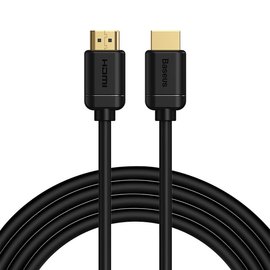 Кабель Baseus high definition Series HDMI 4K To HDMI 4K Adapter Cable 3m, 4K, HDMI2.0 Black (CAKGQ-C01)