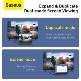 Кабель Baseus high definition Series HDMI 4K To HDMI 4K Adapter Cable 3m, 4K, HDMI2.0 Black (CAKGQ-C01), изображение 3