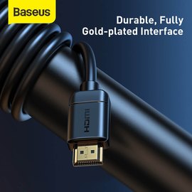 Кабель Baseus high definition Series HDMI 4K To HDMI 4K Adapter Cable 3m, 4K, HDMI2.0 Black (CAKGQ-C01), изображение 5