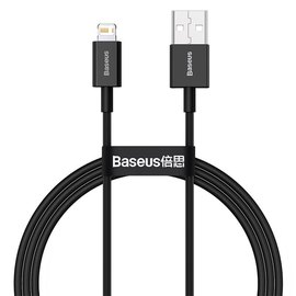 Кабель Baseus Lightning Superior Series Fast Charging Data Cable 1m, 2.4A Black (CALYS-A02)