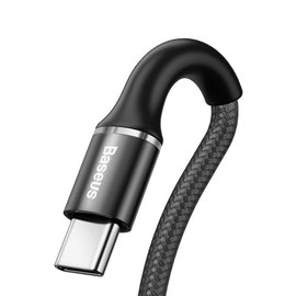 Кабель Baseus Type-C Halo 3A,1m Black (CATGH-B09), изображение 2
