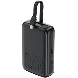 Повербанк AceFast M14 20000 mAh PD22.5W Black, изображение 3