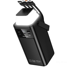 Повербанк Borofone BJ65A Velocity 50000 mAh PD20W+22.5W Black, изображение 3