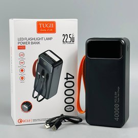 Повербанк WUW TUGII Y400 40000 mAh PD22.5W+QC3.0 Black, изображение 6