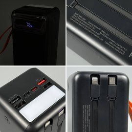 Повербанк WUW TUGII Y500 50000 mAh PD22.5W+QC3.0 Black, изображение 4