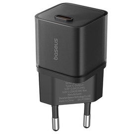 Зарядное устройство Baseus Gan5 Fast Charger 1Type-C, 20W/3A, PD/QC Black (P10162503113-00)