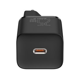 Зарядное устройство Baseus Type-C to Type-C Cable Super si Quick Charger 1Type-C, 3A/25W, PD/QC Black (TZCCSUP-L02), изображение 3