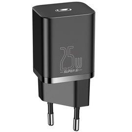 Зарядное устройство Baseus Type-C to Type-C Cable Super si Quick Charger 1Type-C, 3A/25W, PD/QC Black (TZCCSUP-L02), изображение 2