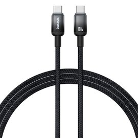 Кабель Baseus Discolor Series Fast Charging Cable USB-C to USB-C 100W, 1m Black (P10374902111-00)