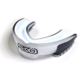 Капа для бокса Sportko L (возраст 14+) белый/черный MG-04, Размер: L, Цвет: Белый/Черный