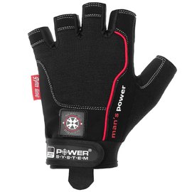 Рукавички для фітнесу Power System PS-2580 Black XS (PS-2580_XS_Black), Розмір: XS, Колір: Чорний, зображення 2