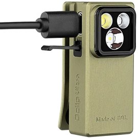EDC-фонарь Olight Oclip Ultra Olive green (0.0000.3130), Цвет: Зелёный, изображение 5