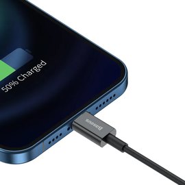 Кабель Baseus Lightning Superior Series Fast Charging Data Cable 1m, 2.4A Black (CALYS-A02), изображение 3
