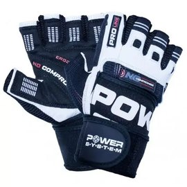 Перчатки для зала Power System PS-2700 Black/White XS (PS-2700_XS_Black-White), Размер: XS, Цвет: Чёрный/Белый