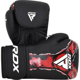 Боксерские перчатки RDX F17 Aura Boxing Gloves Black/Red 14 ун. (BGR-F17BR), Вес: 14 унций, Цвет: Чёрный/Красный, изображение 2