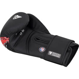 Боксерские перчатки RDX F17 Aura Boxing Gloves Black/Red 14 ун. (BGR-F17BR), Вес: 14 унций, Цвет: Чёрный/Красный, изображение 4