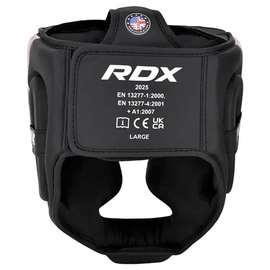 Боксерский шлем RDX F17 Aura Head Guard черный/красный L (HGR-F17BR), Размер: L, Цвет: Черный/Красный, изображение 4
