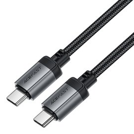 Кабель ACEFAST USB-C to USB-C  alloy charging data cable C20-03 1.2m, 60W/3A Black (6974316283775)