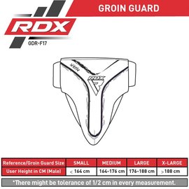 Защита паха RDX F17 Aura Groin Guard Black/Blue L (GDR-F17BU), Размер: L, Цвет: Чёрный/Синий, изображение 5
