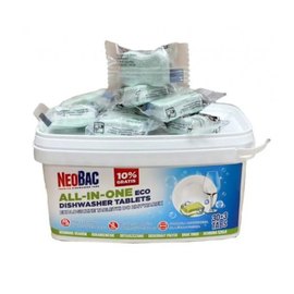 Биологические таблетки NeoBac для посудомоечной машины 594 г (30 + 3 таб), изображение 2